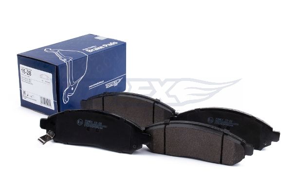 TOMEX BRAKES Bremžu uzliku kompl., Disku bremzes TX 15-28